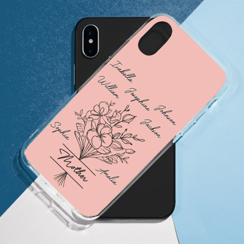 Custom family name phone case